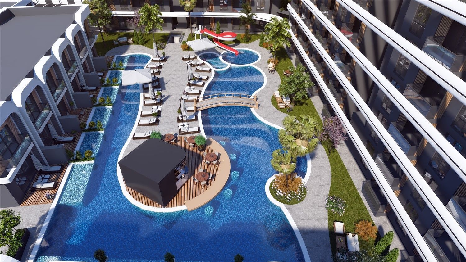 Hotel concept complex in Antalya, Altintash district
