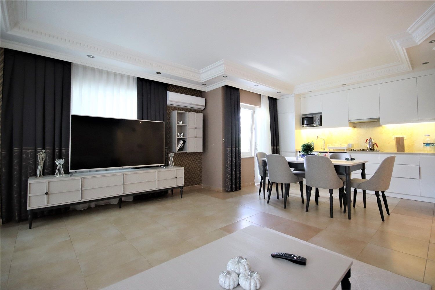 Furnished 2-bedrooms apartment - Cikcilli district, Alanya