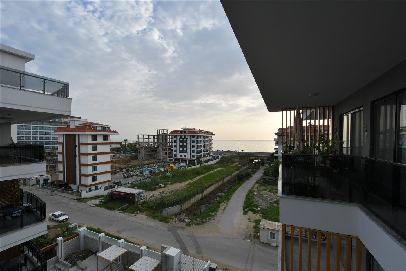 New duplex apartment 3+1, 50 m from the beach