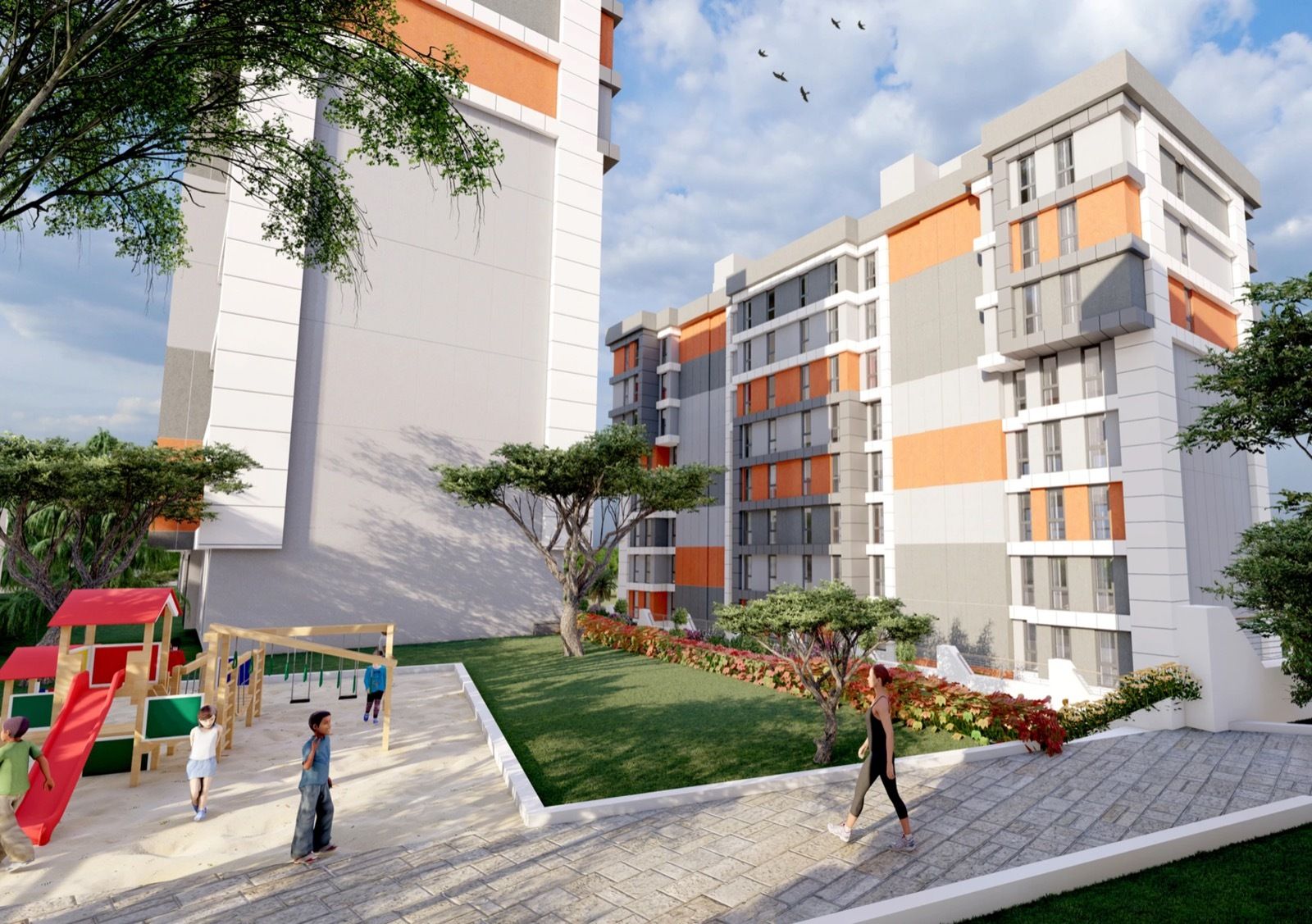 Large-scale family concept complex in Maltepe, Istanbul