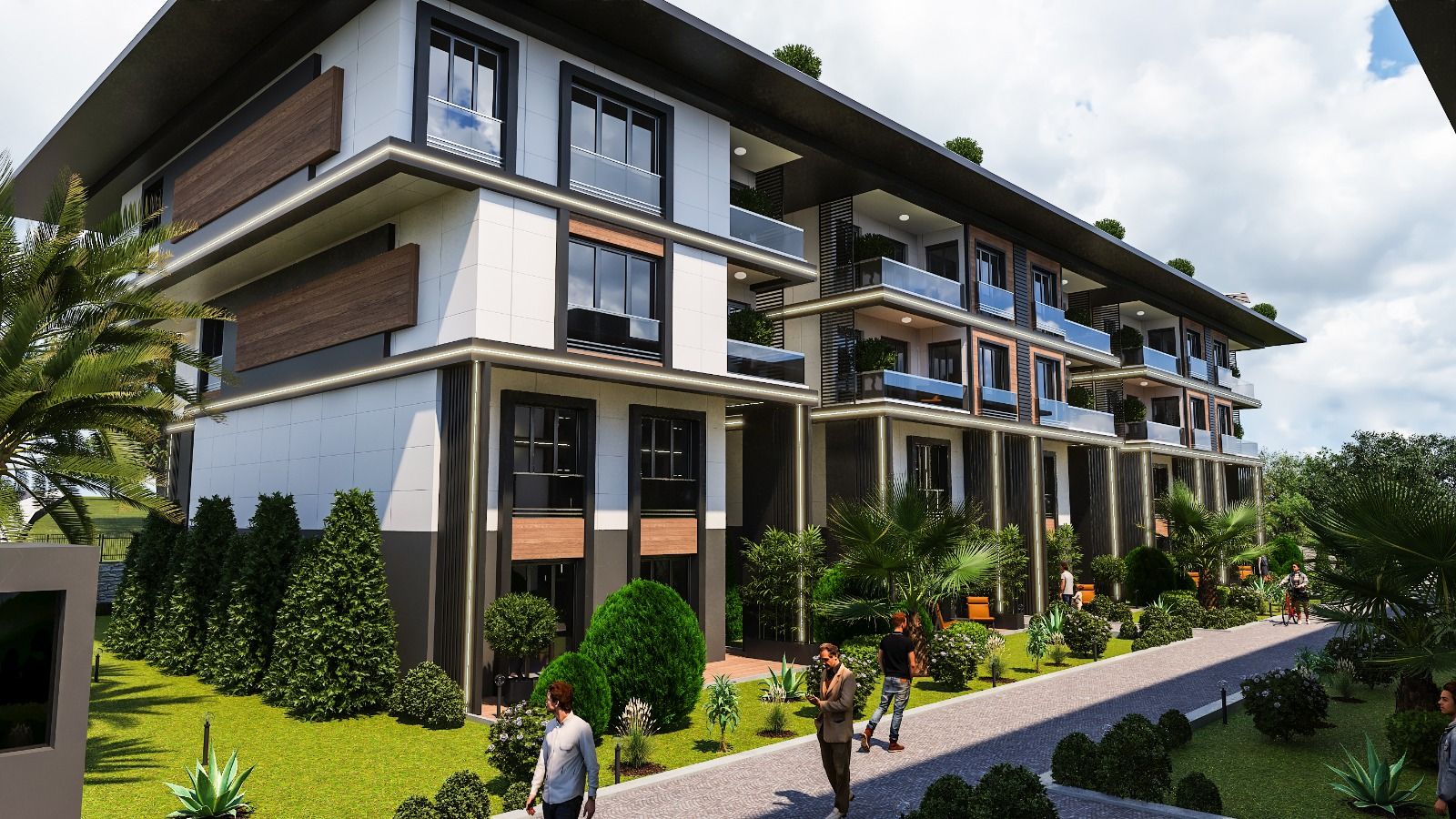 Luxury boutique townhouse project away from the hustle and bustle of Istanbul