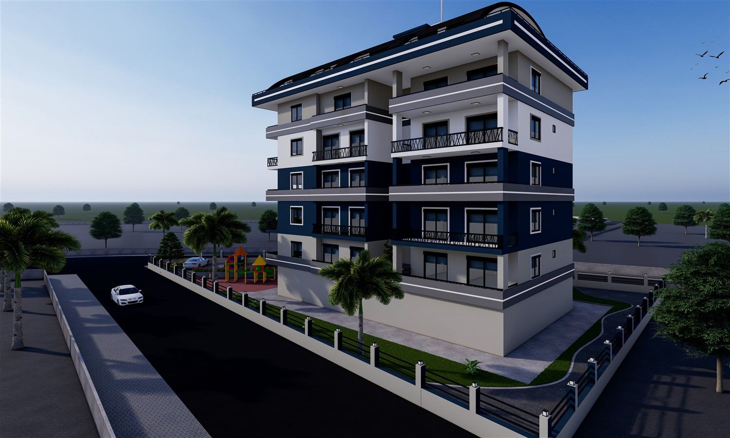 New apartments of various layouts and types in Avsallar