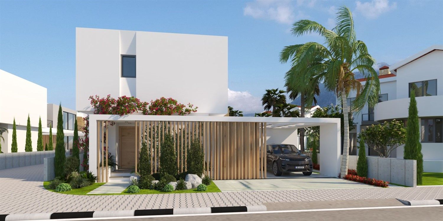 New project of luxury villas 400 meters from the sea coast of Karshiyaka
