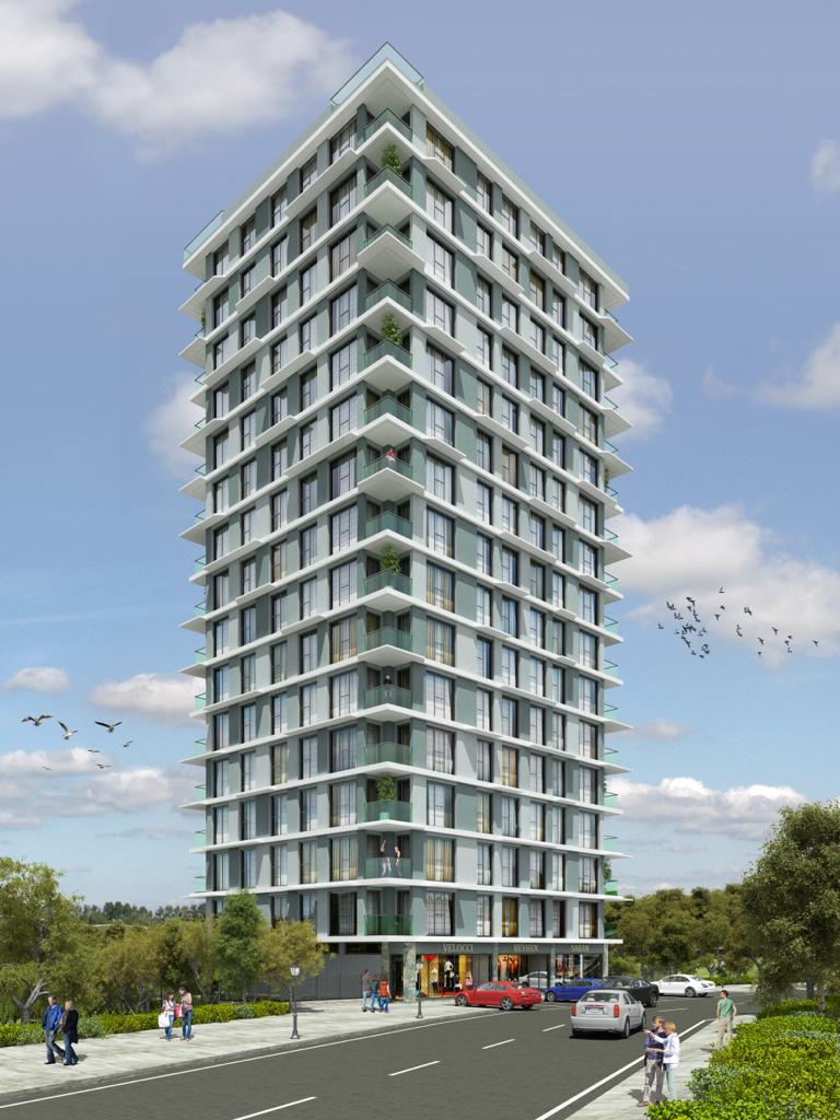 New apartments in one of the busiest districts of Istanbul