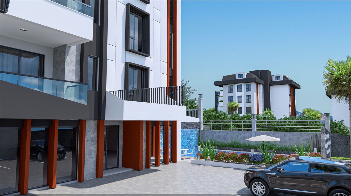 New project with great location in the center of Alanya