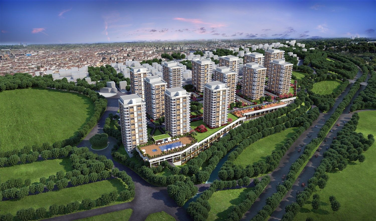 New luxury complex in Chekmekoy - Istanbul
