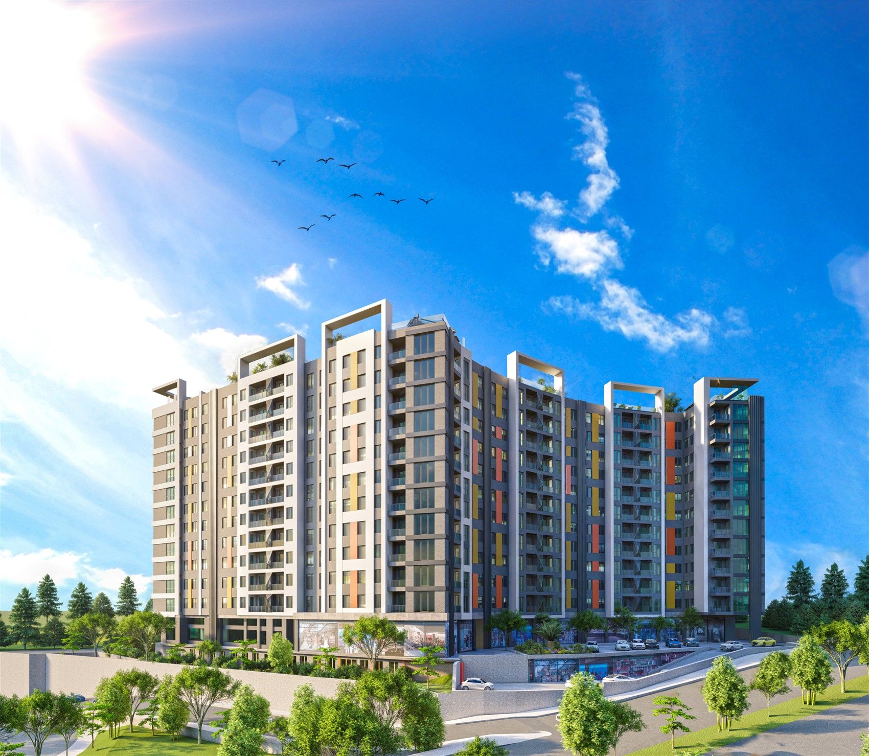 New sea view apartments in prestigious Beylikduzu district