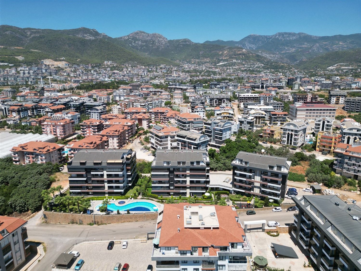 Luxurious duplex 6+1, with separate kitchen in Oba - Alanya