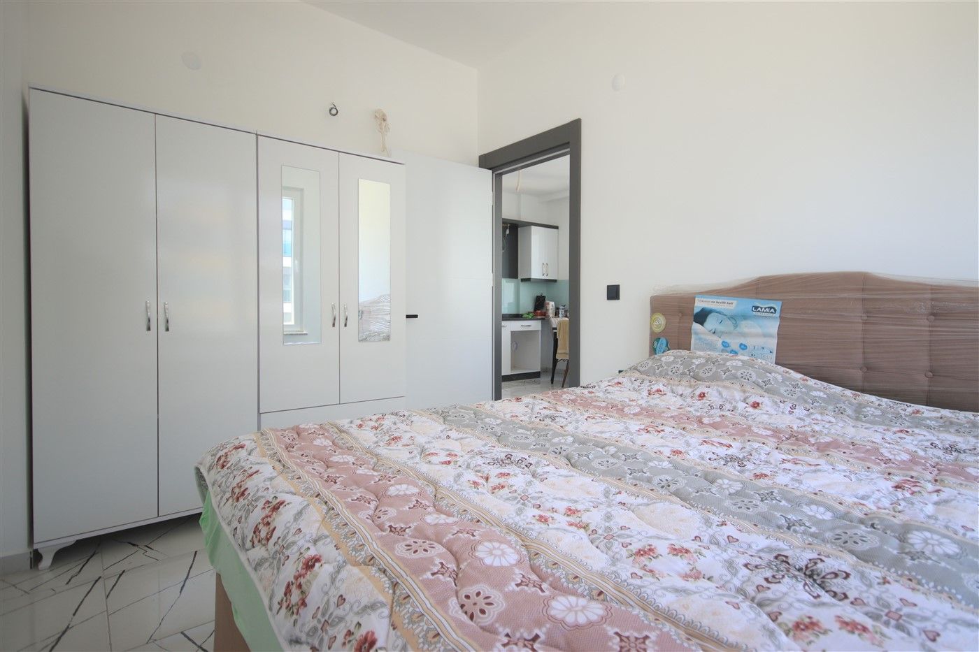 Furnished 1 bedroom apartment in 30 m from the beach in Kargıcak