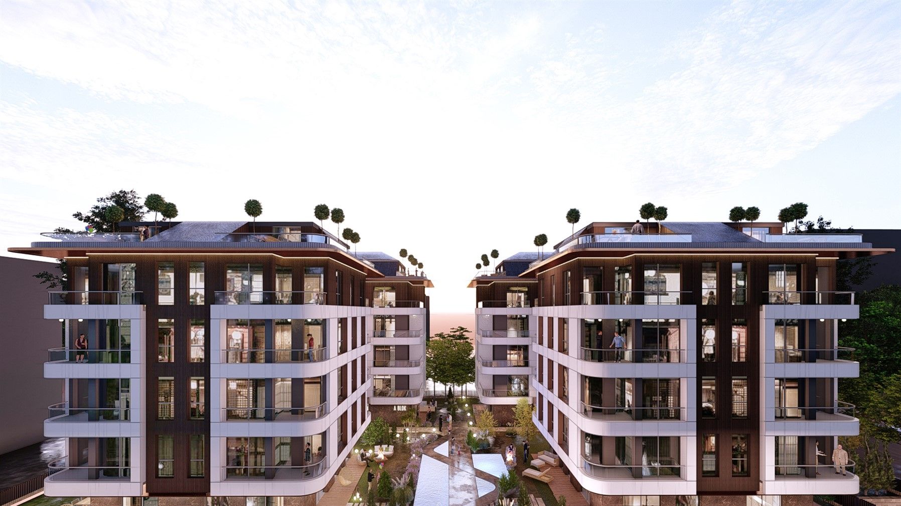 Modern project in one of the most prestigious district of the city