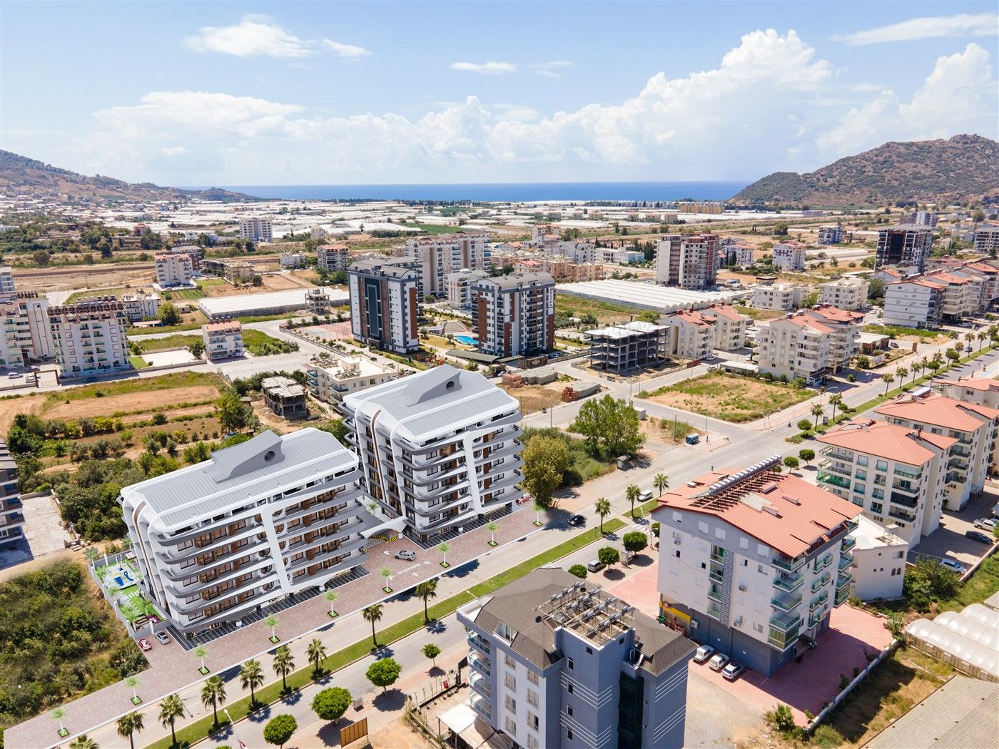 Project of a residential complex in the central part of the Gazipasha city