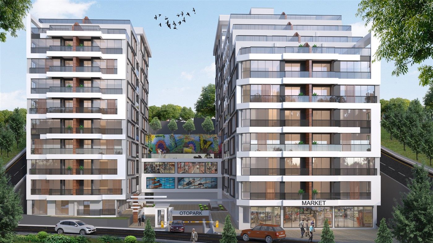 New apartments in the calm and picturesque Pendik district, Istanbul