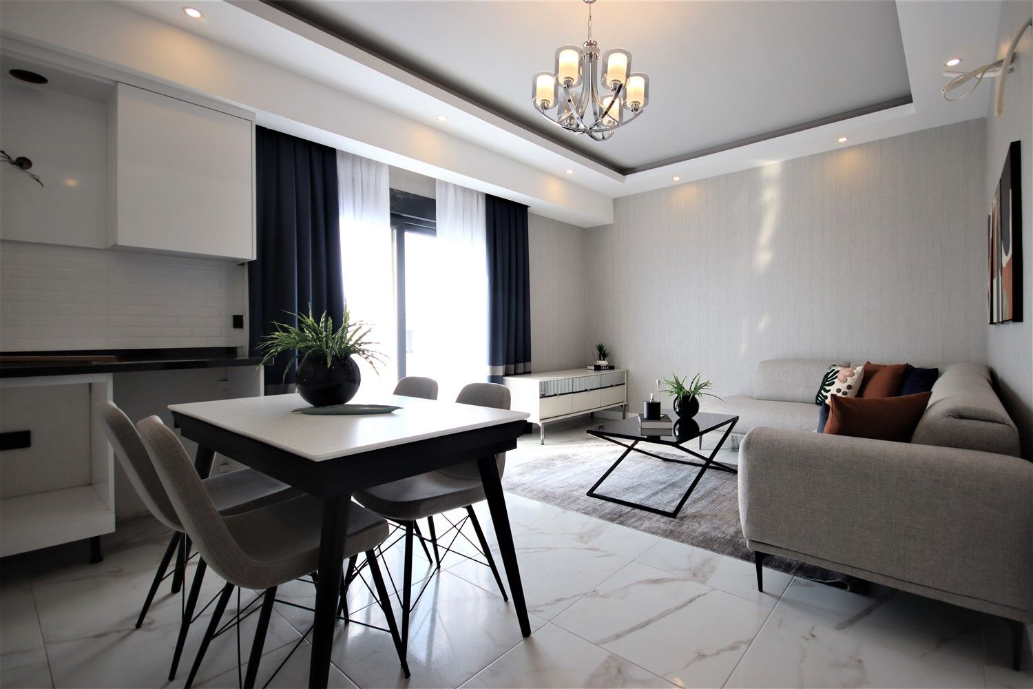 Ready to live in 3+1 penthouses in new complex - Avsallar, Alanya