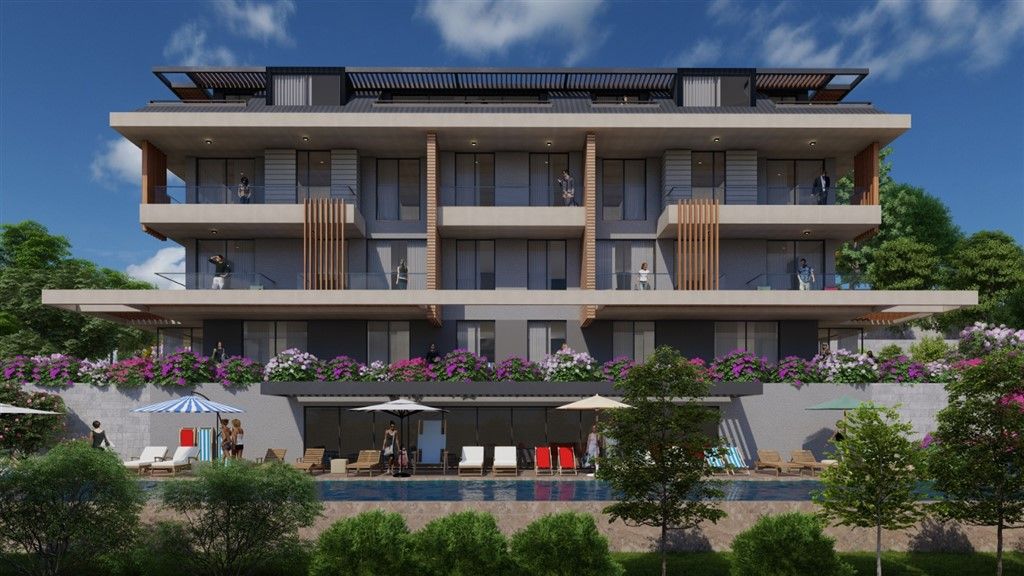 Apartments with panoramic sea views - Alanya center