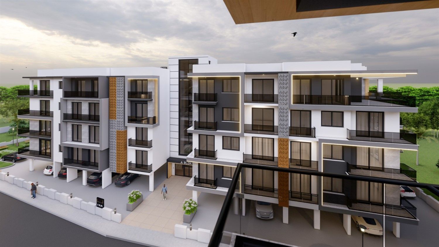 New apartment project in the center of Kyrenia