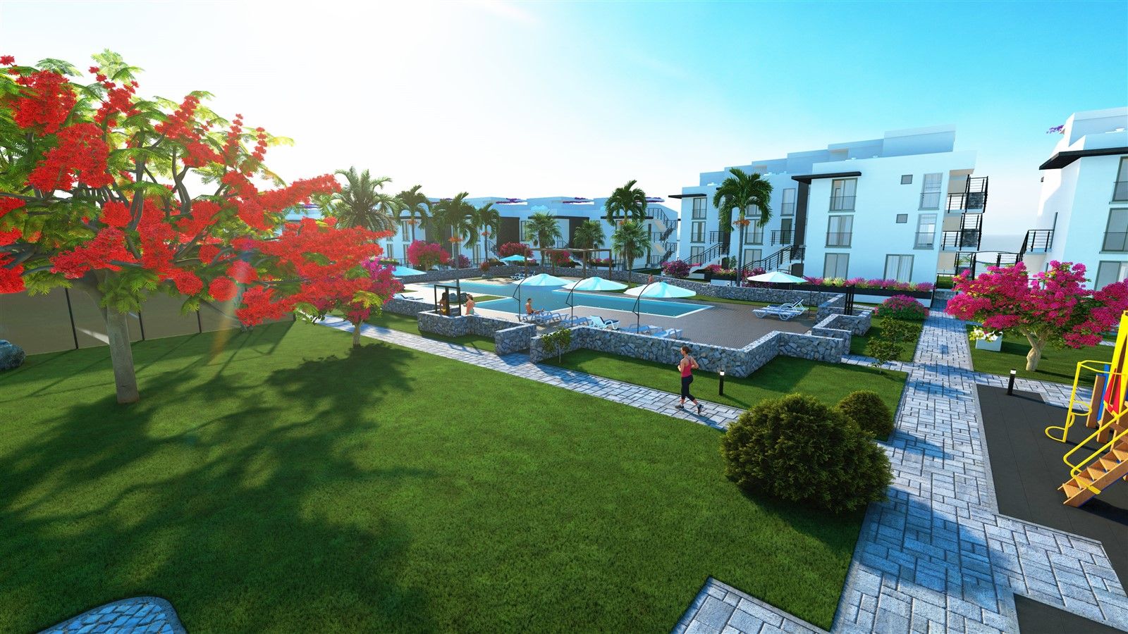 New apartments with panoramic sea and mountain views - Northern Cyprus 