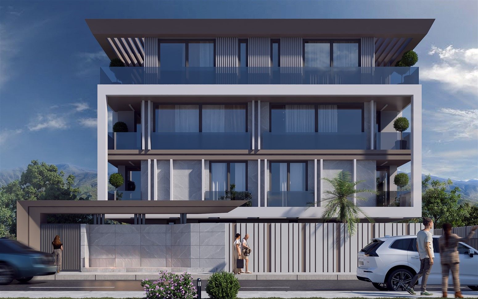 Penthouses just 250 m from the sea, Lara district