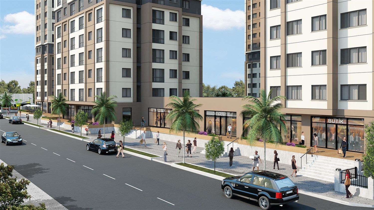 Apartments in new project with its own infrastructure in Kartal dictrict