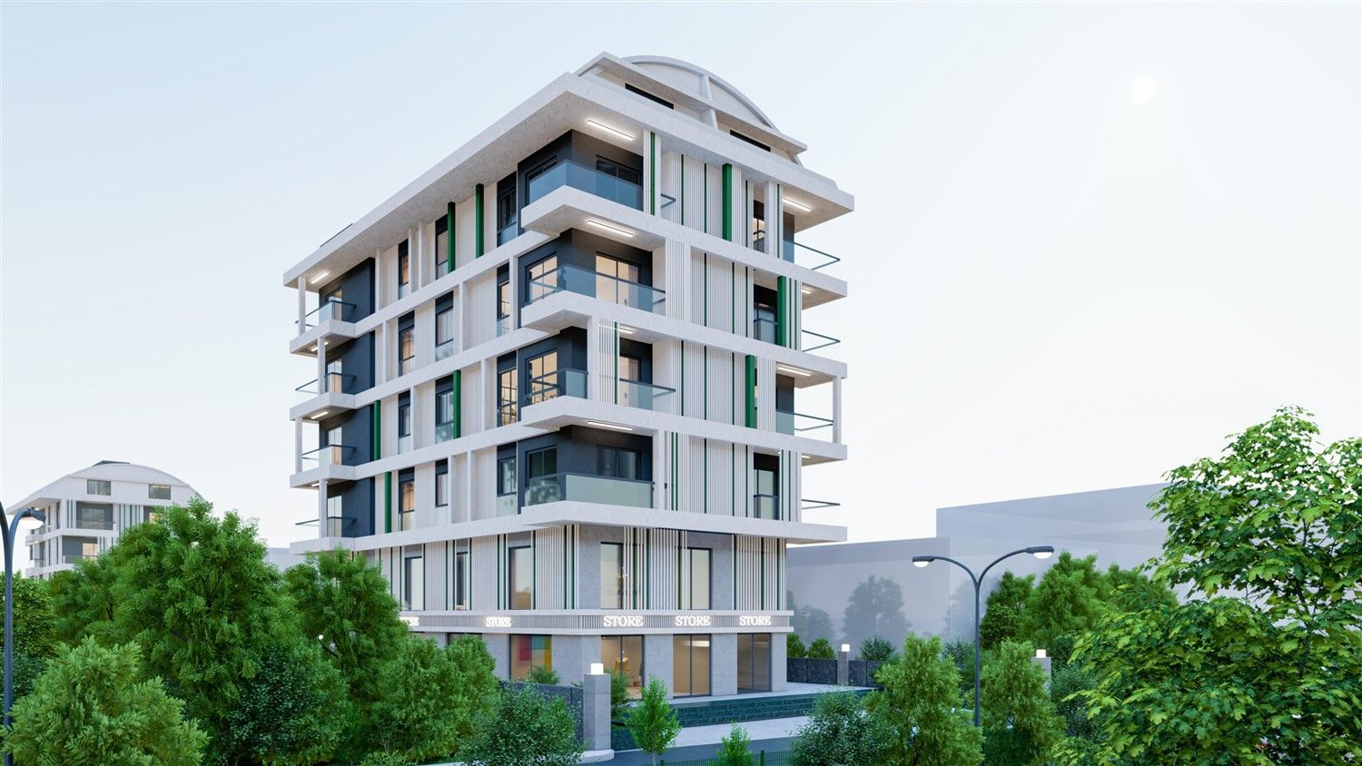 Apartments in new boutique project - Oba district, Alanya