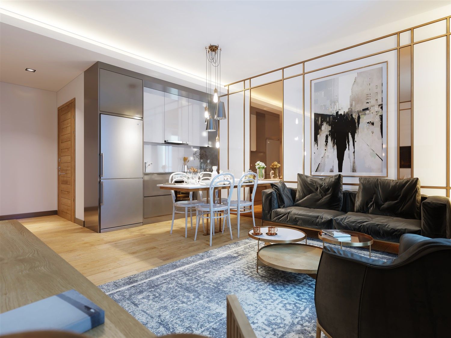 Modern apartments from a famous developer in Istanbul