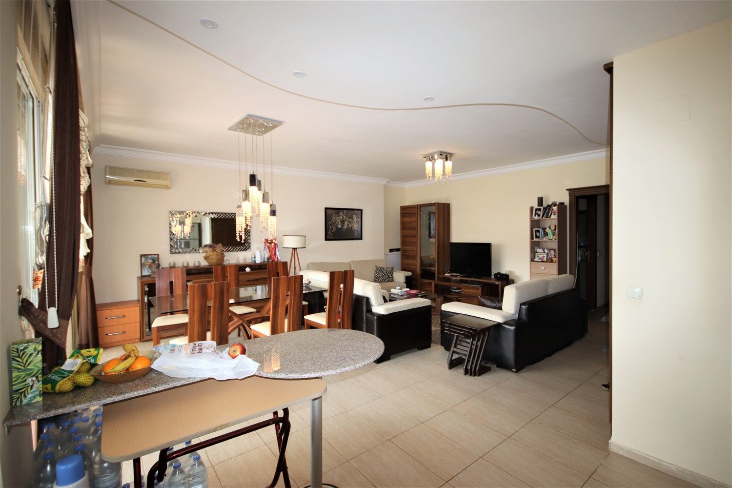 Furnished penthouse 2+1 in residential complex with full infrastructure