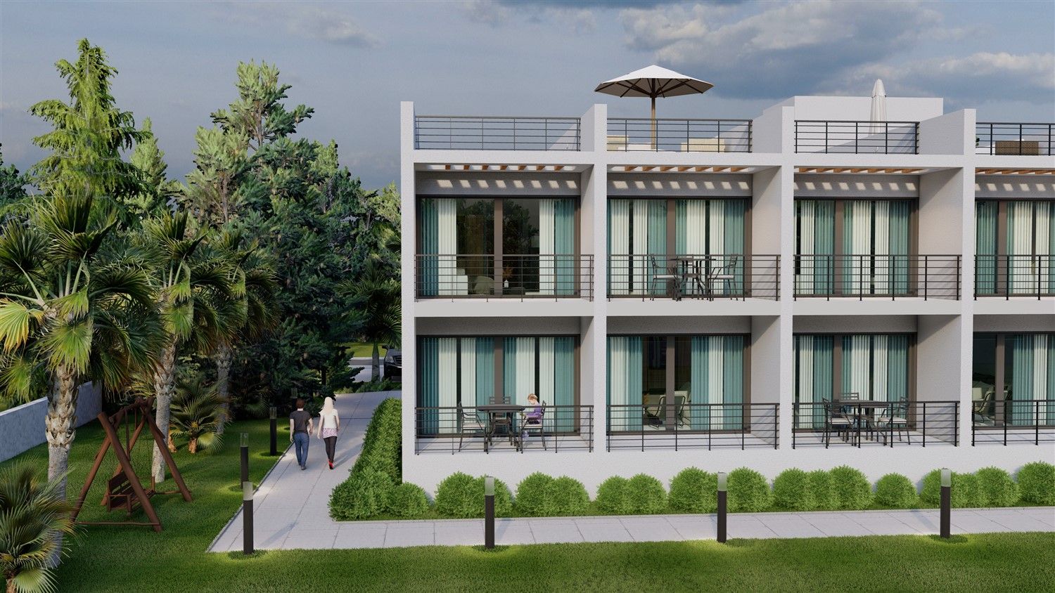 İnvestment project of luxury apartments in North Cyprus 