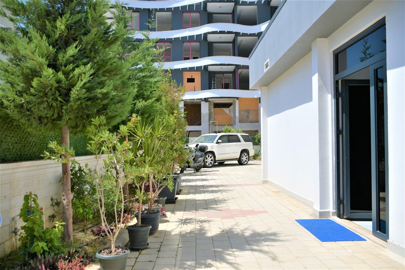 Furnished 1 bedroom apartment in 30 m from the beach in Kargıcak