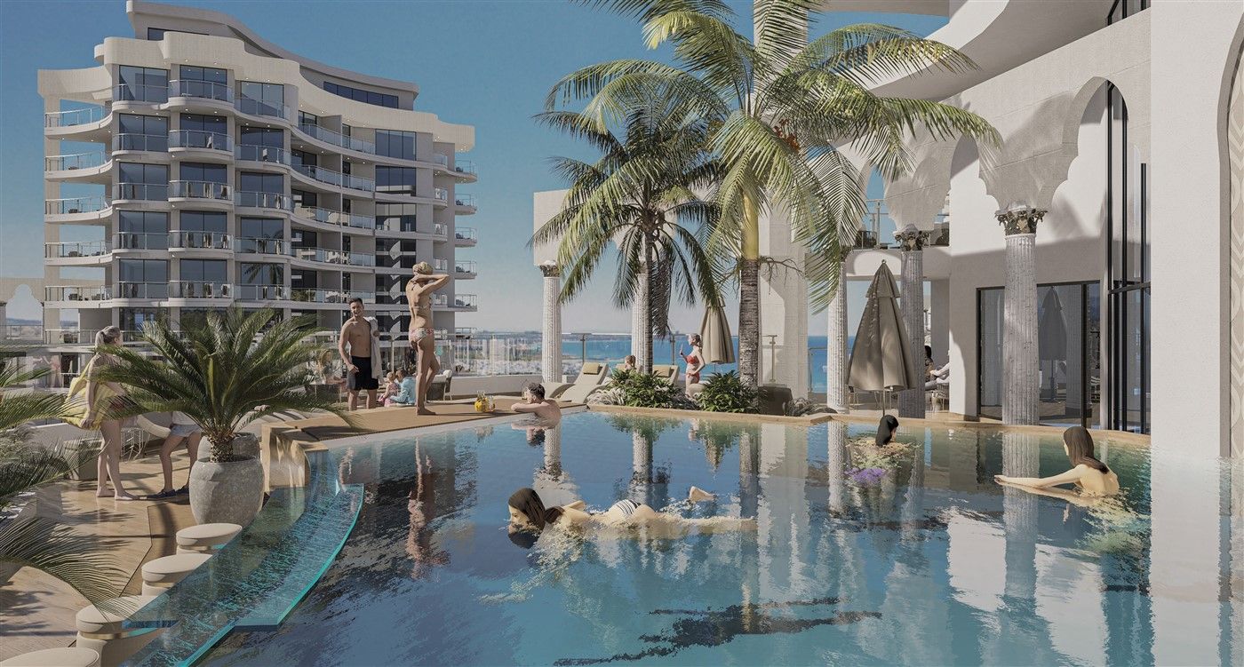 New stylish project just 300 meters from the sandy beach