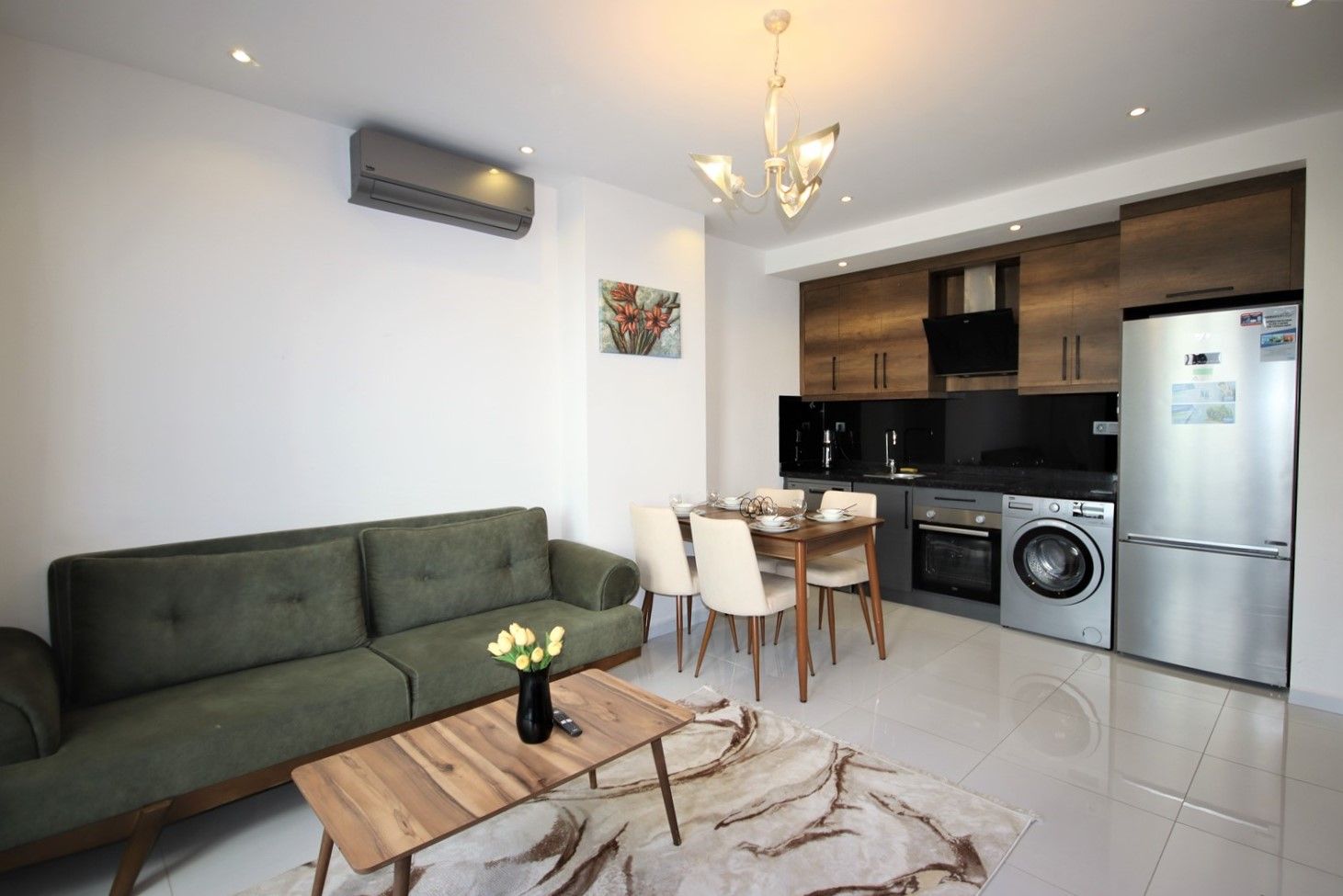 Furnished apartment in hotel type residence - Mahmutlar district