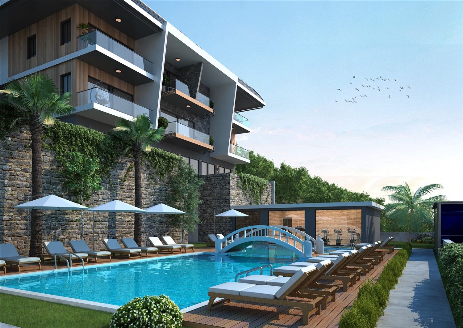 Luxury Project in a beautiful place in Alanya - Tepe district