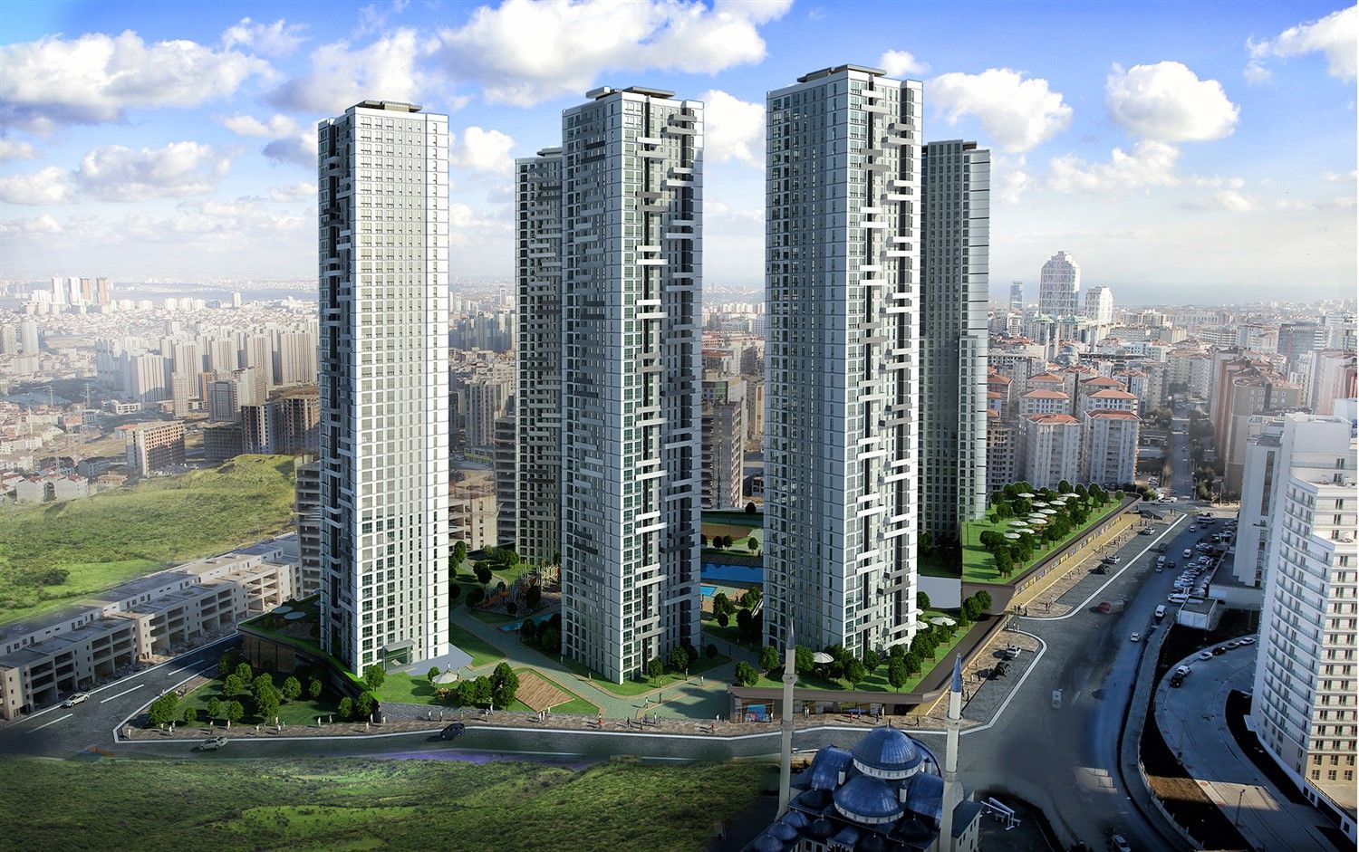 Apartments in a prestigious residence - Esenyurt district, Istanbul