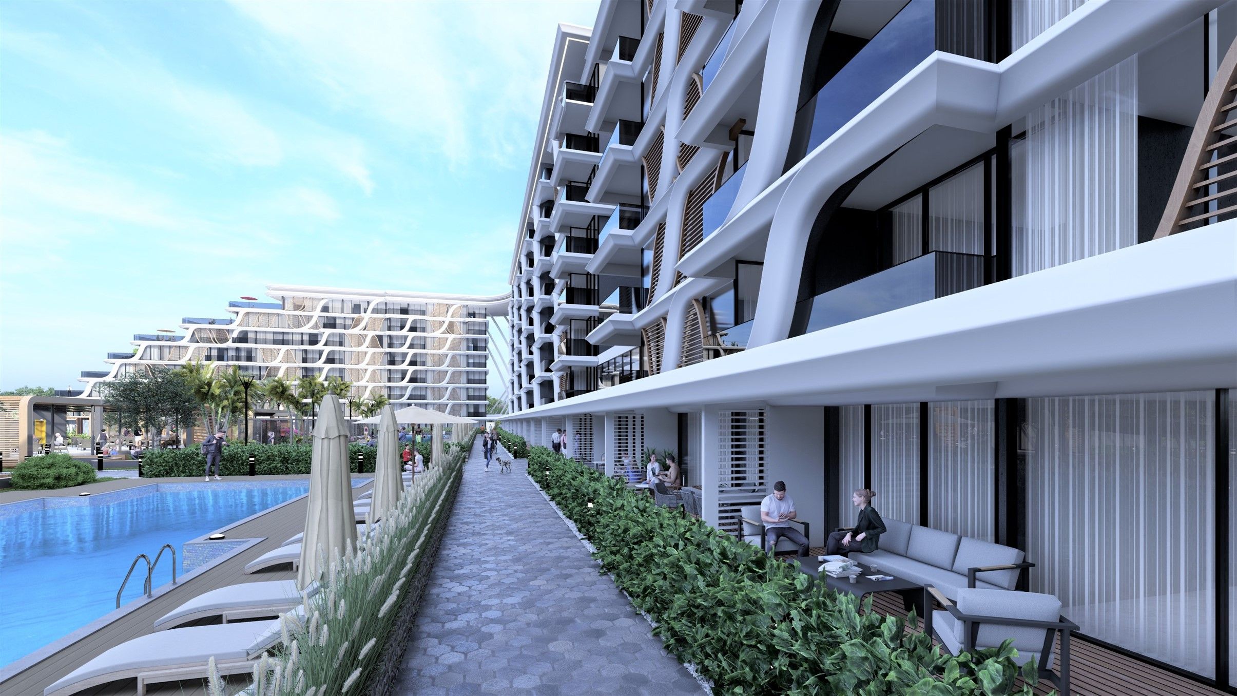 Elite premium residential complex in prospective Altintash district