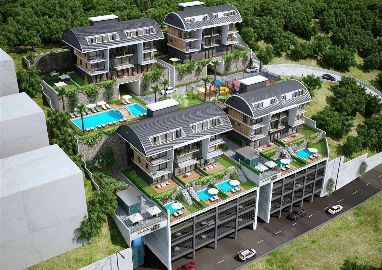 Luxury Project in a beautiful place in Alanya - Tepe district