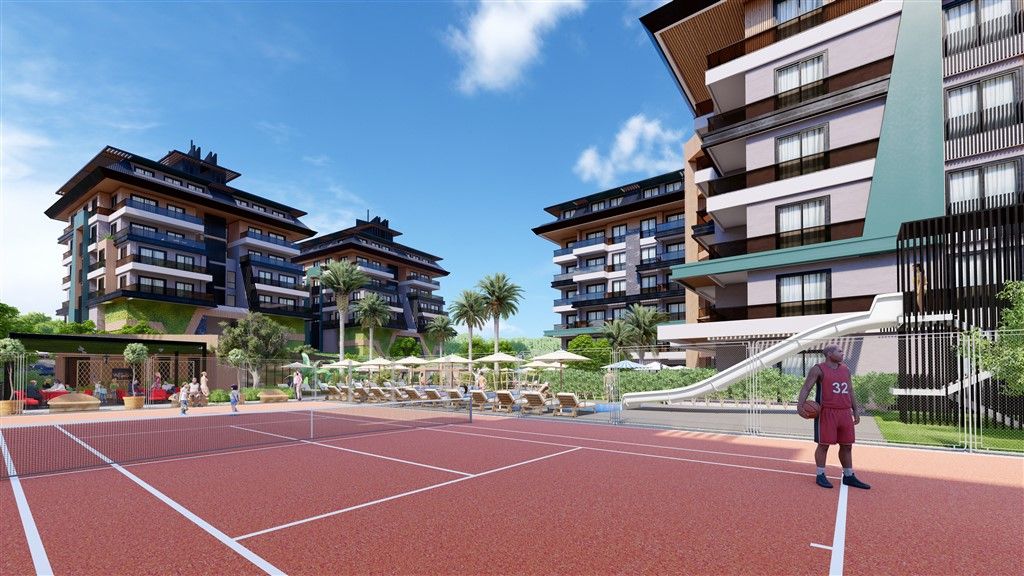 Large-scale premium complex, 100 m from sandy beaches and azure sea