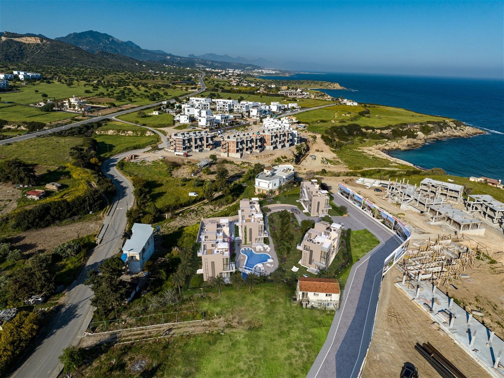 New project in 150 m from the beach in Tatlısu district, North Cyprus