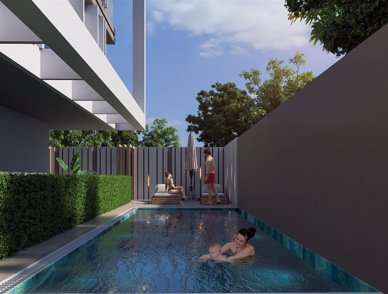 Penthouses just 250 m from the sea, Lara district