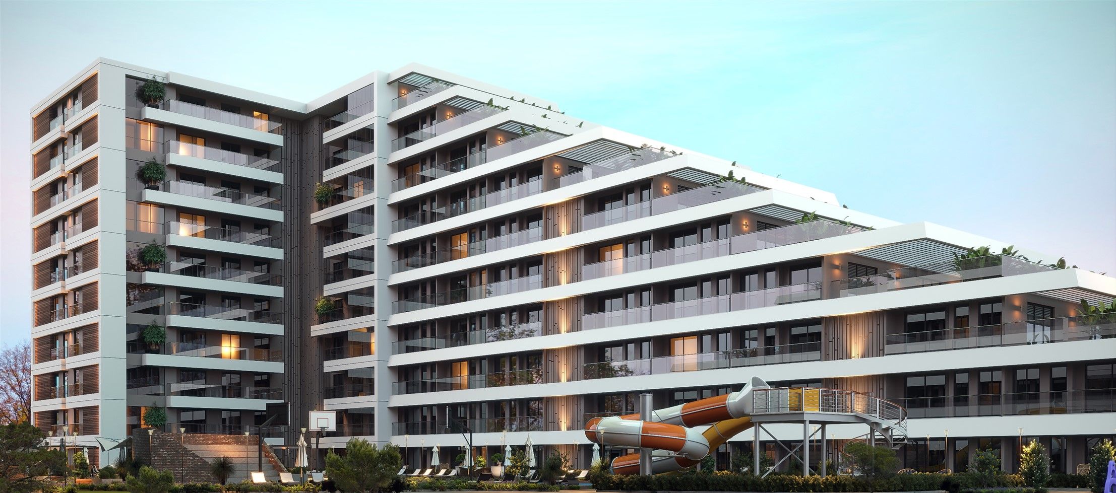 Stylish big project in Altintash, Antalya