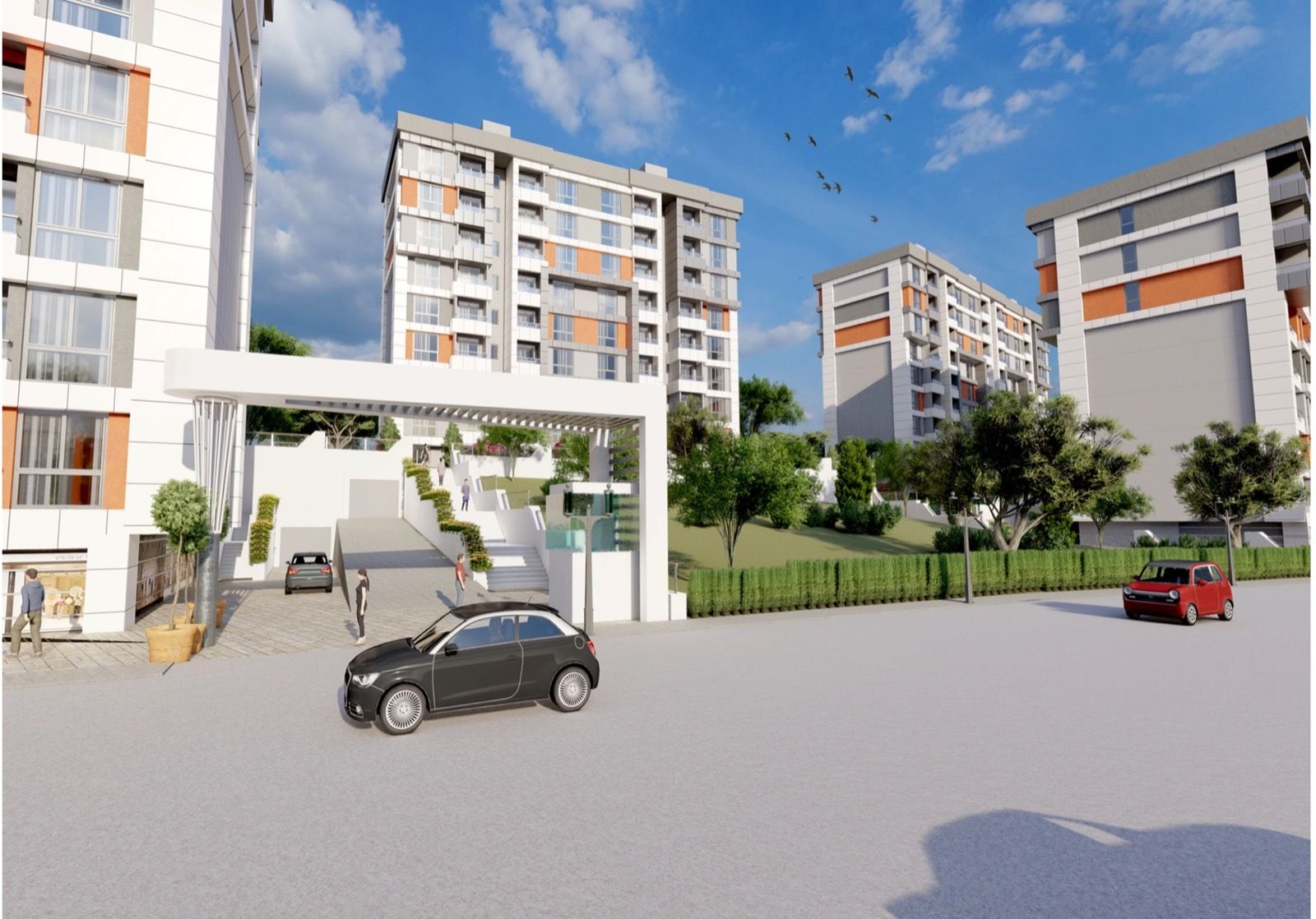 Large-scale family concept complex in Maltepe, Istanbul