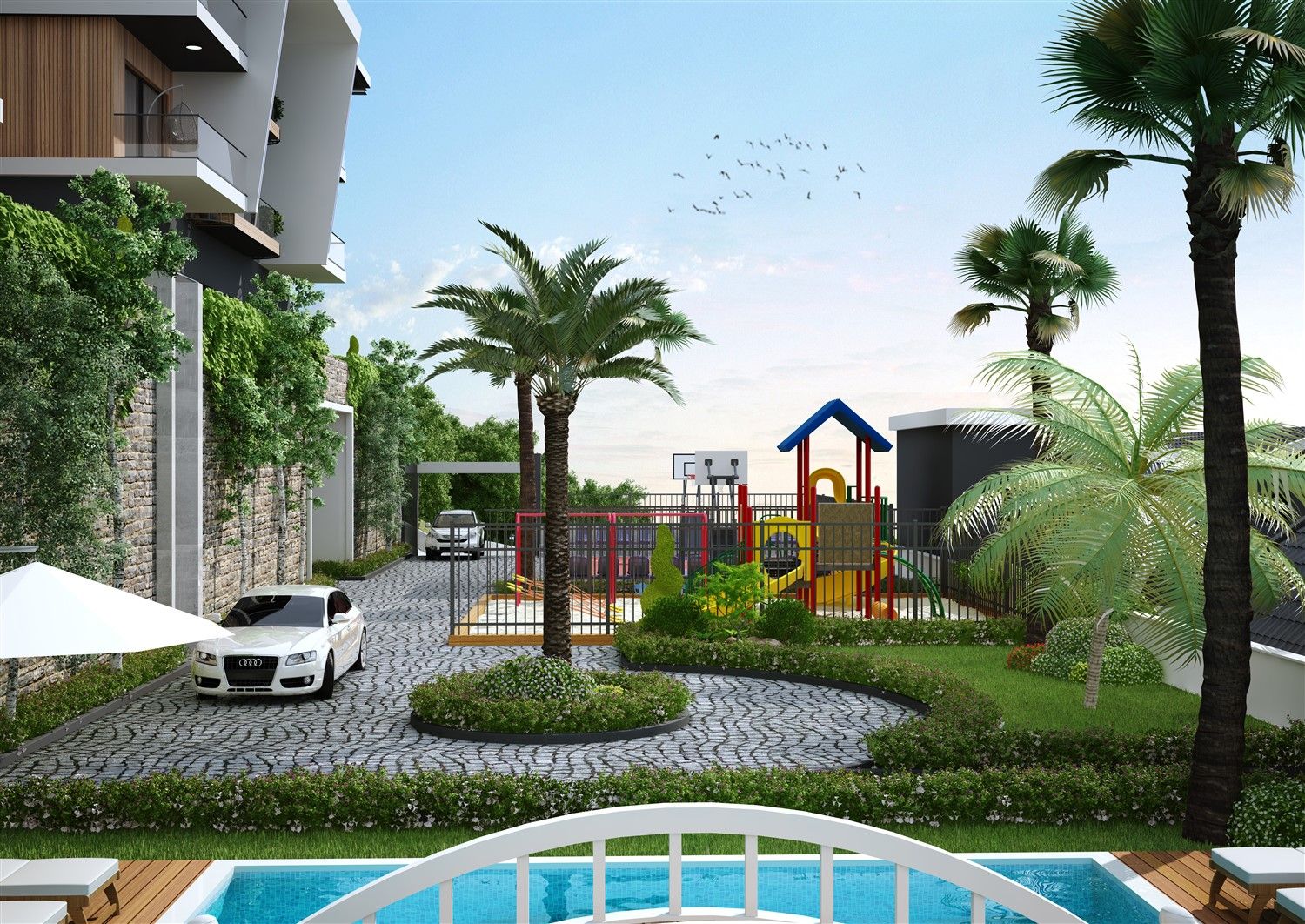 Luxury Project in a beautiful place in Alanya - Tepe district