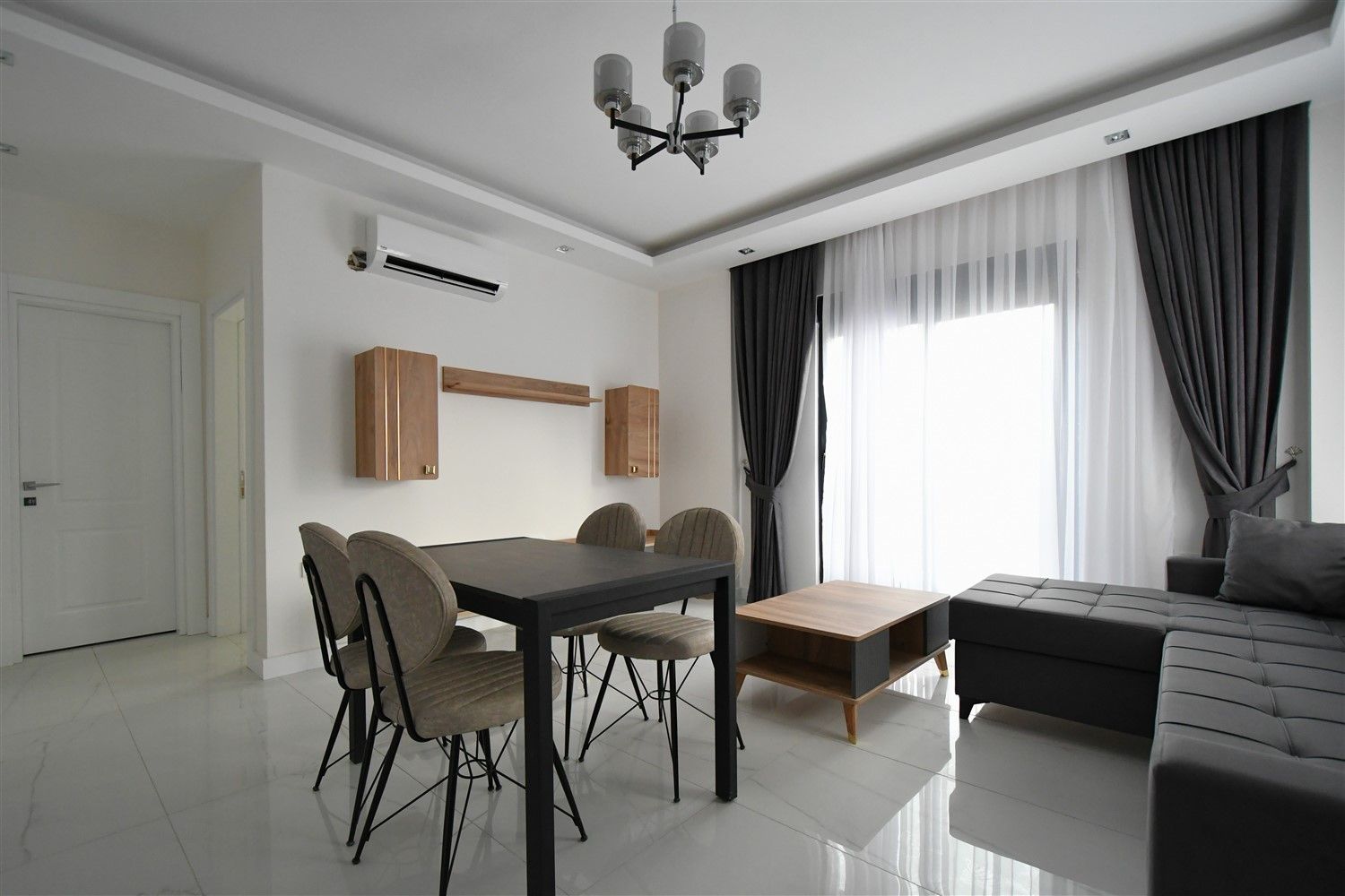 Spacious 1+1 apartment in a new building, Mahmutlar district