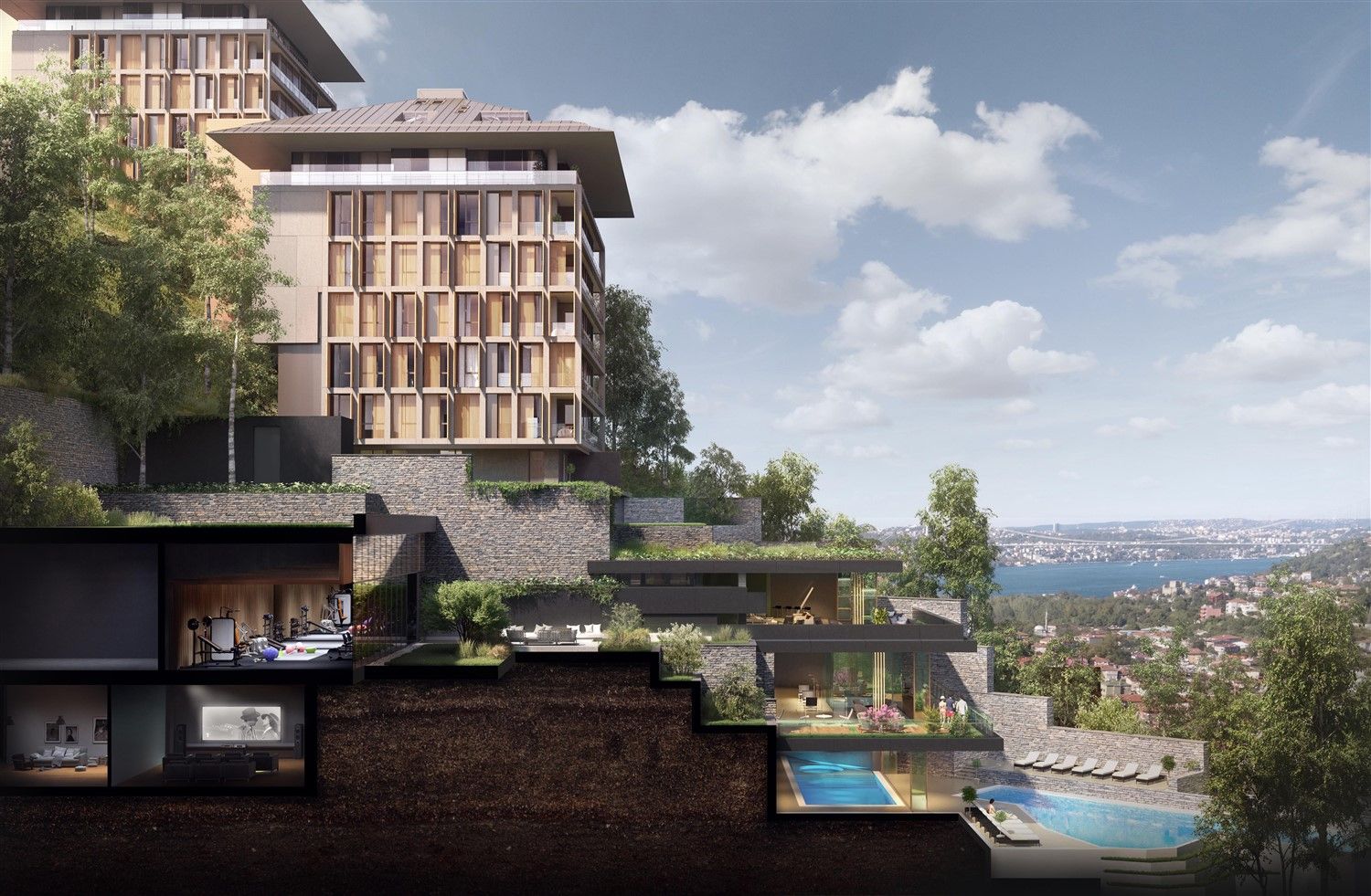 New project overlooking the Bosphorus