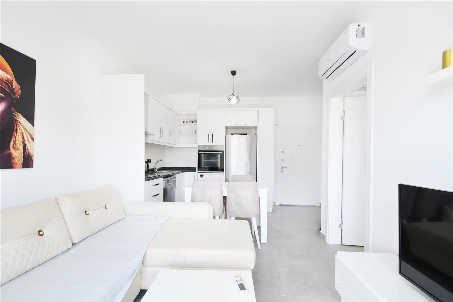 Ready for living 1-bedroom apartment in Mahmutlar