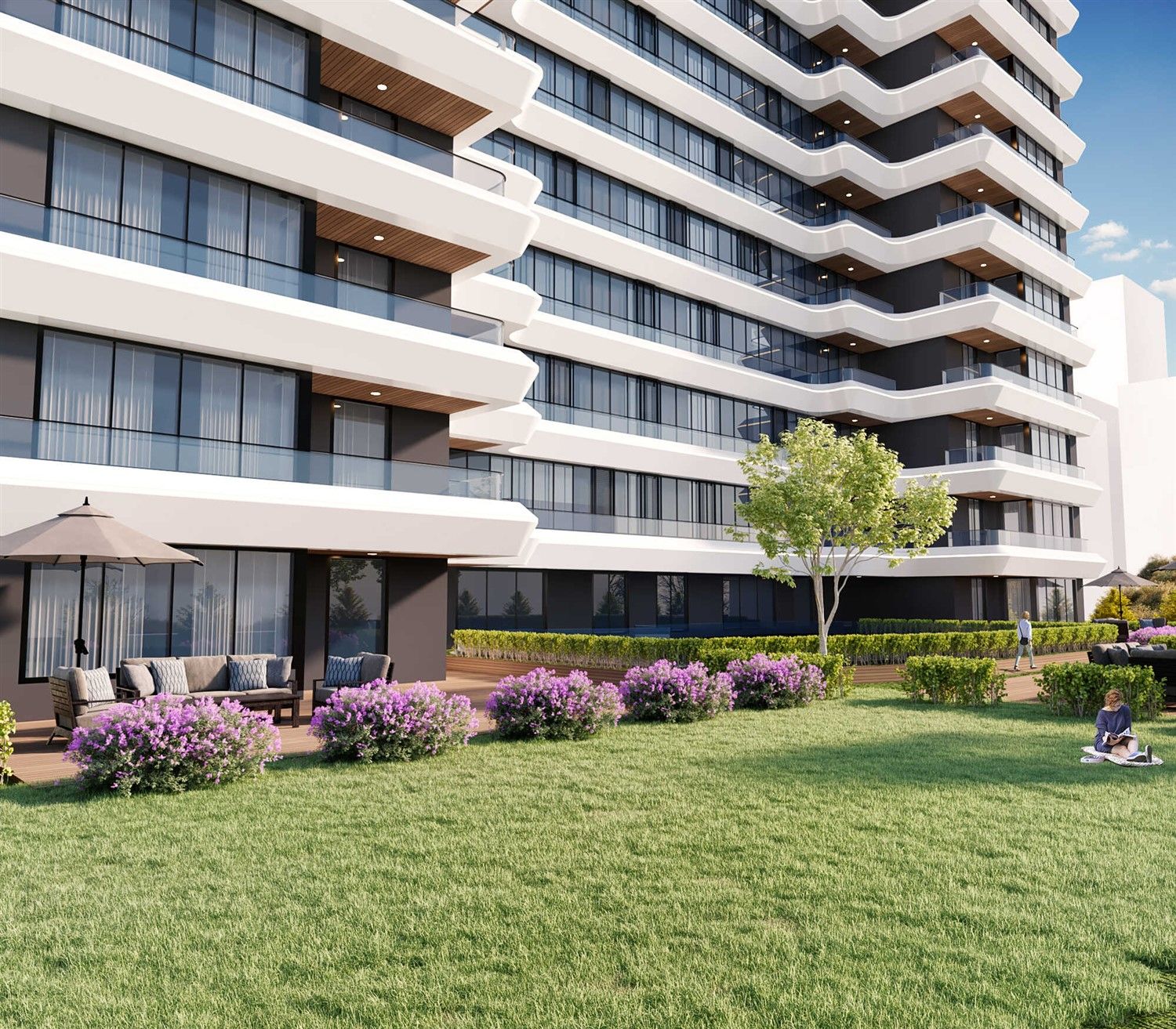 Sea view new apartments in Tuzla district, Istanbul