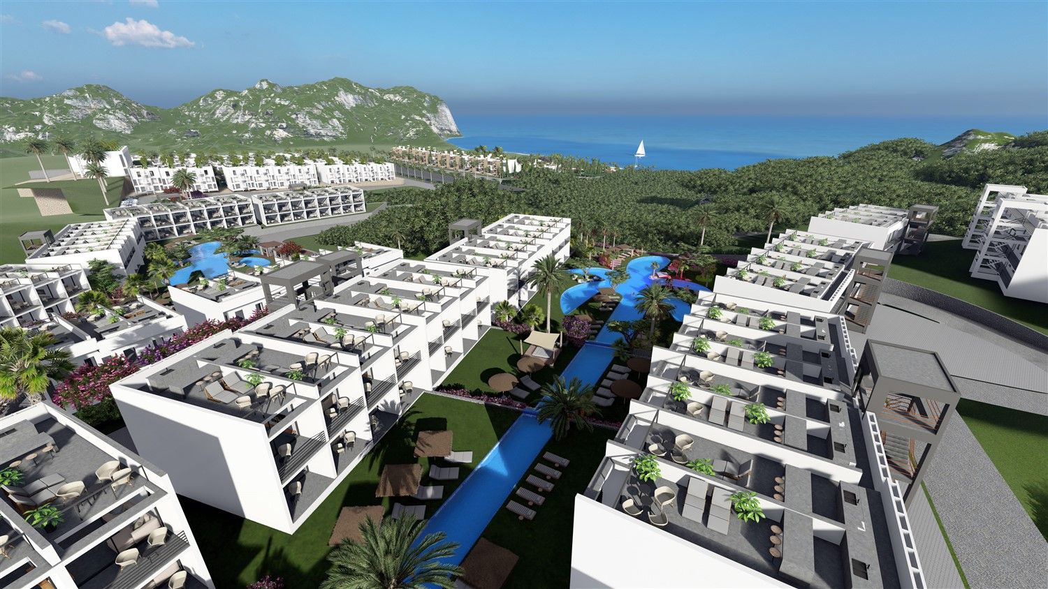 New residential project on the first coastline - Northern Cyprus, Girne 