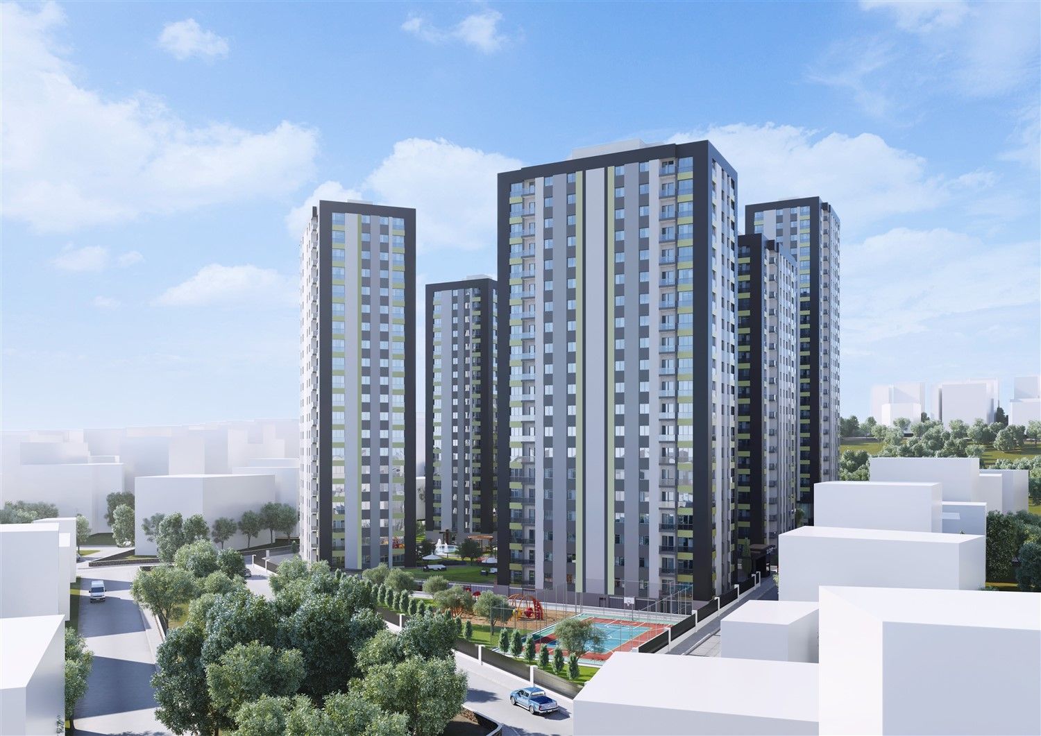 Residential complex in investment attractive district of Istanbul - Bagcilar