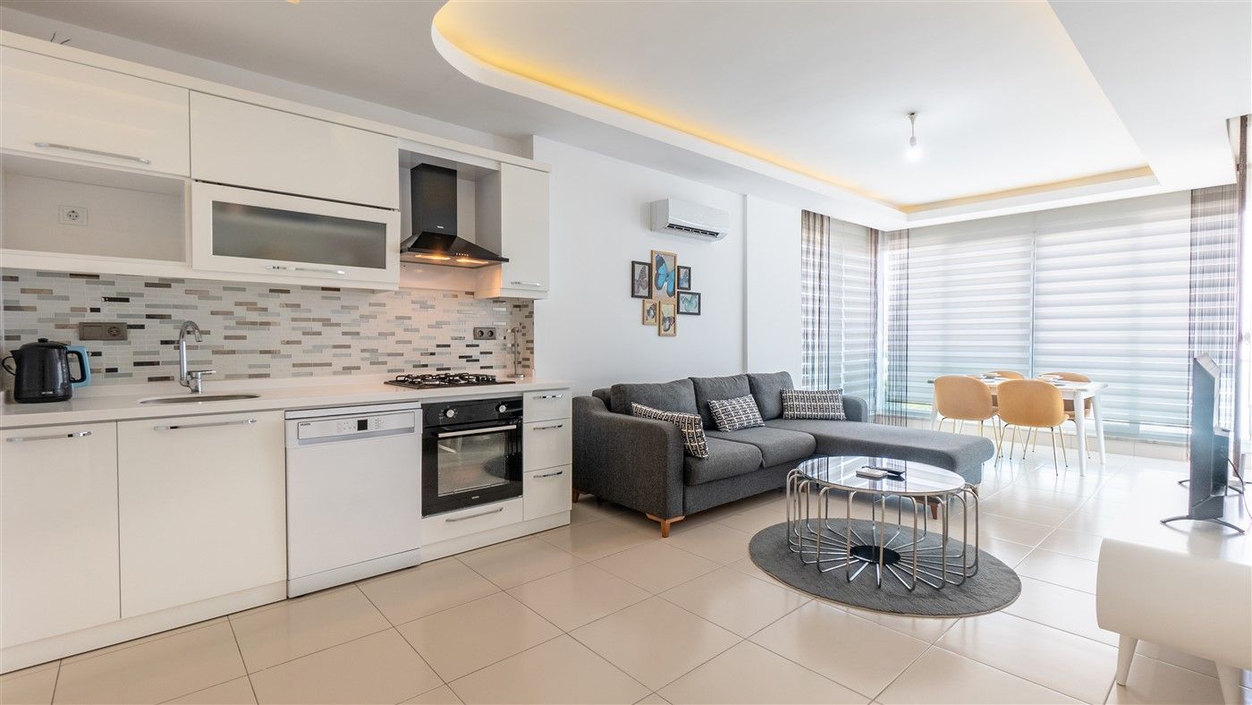 Bright apartment 1+1 in Tosmur, Alanya