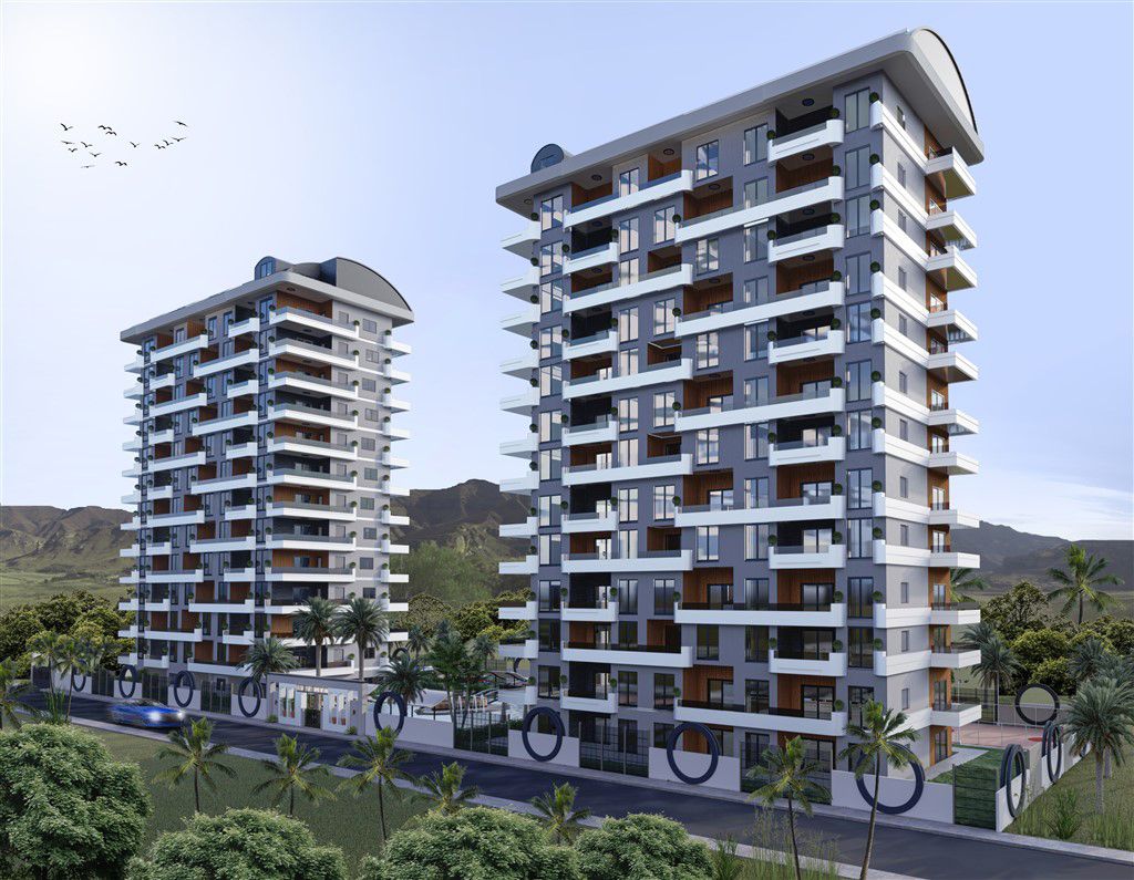 New project with good location in Mahmutlar