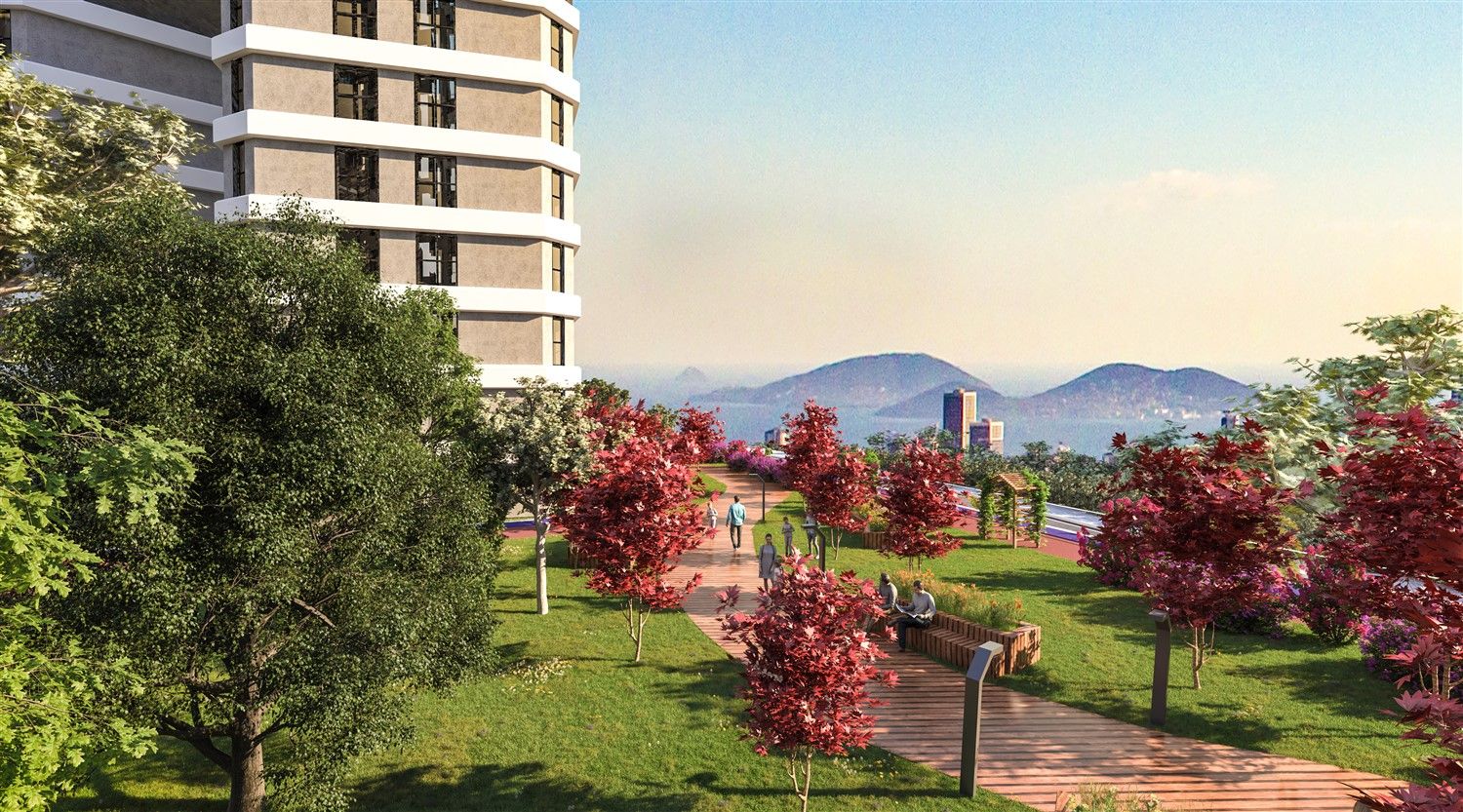 New apartments overlooking the Marmara Sea in İstanbul