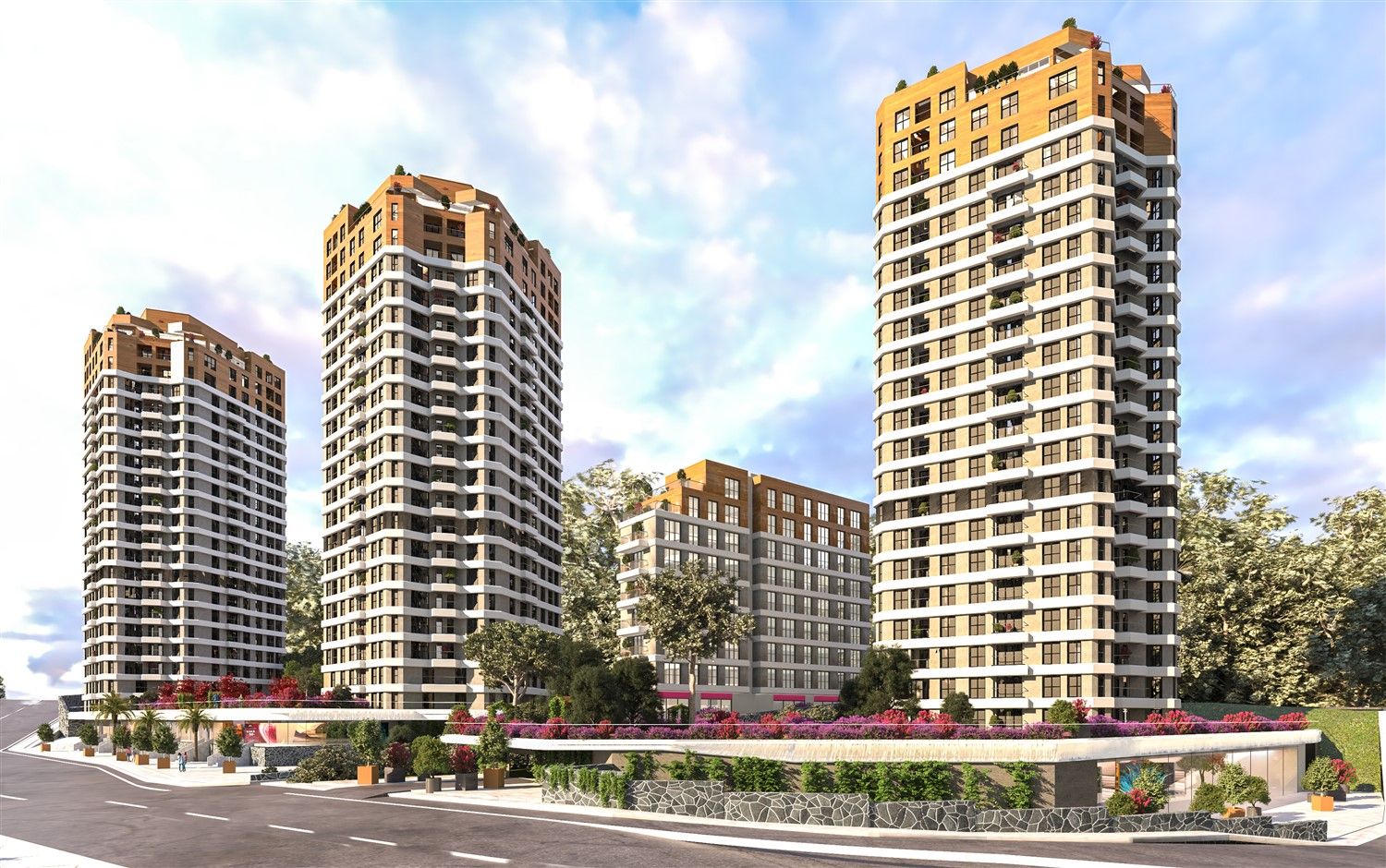 New apartments overlooking the Marmara Sea in İstanbul