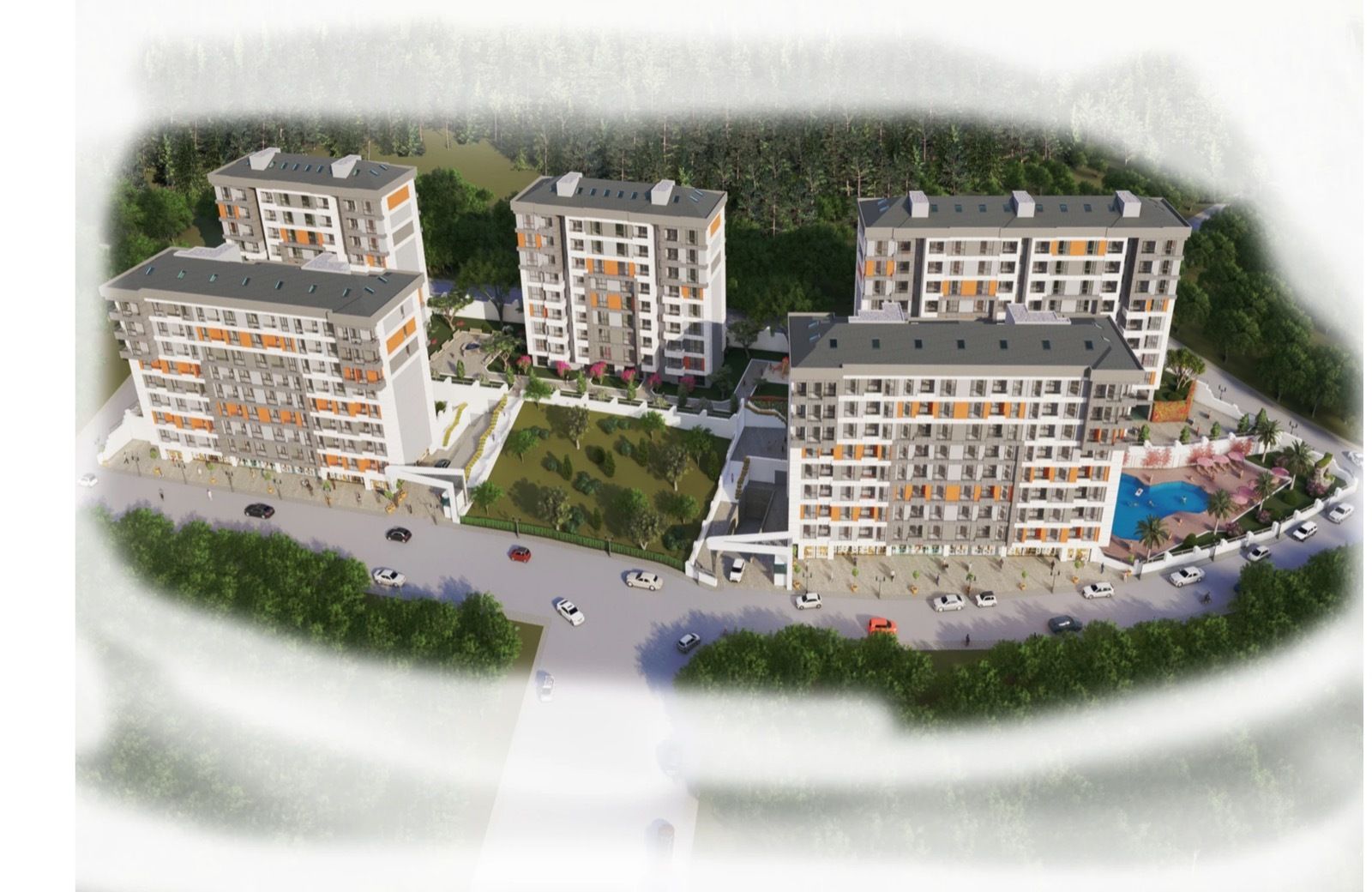 Large-scale family concept complex in Maltepe, Istanbul